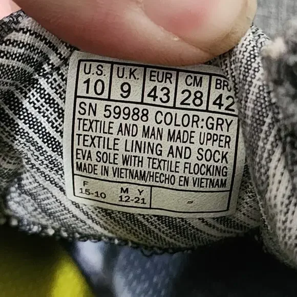 Skechers Melson Chad Mens Lightweight Casual Comfort Slip-On Shoes Size 10 Gray - Picture 9 of 9